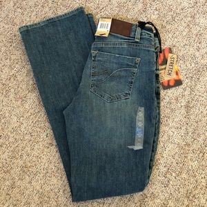 DKNY Madison mid rise boot cut jeans